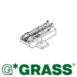 Grass TIOMOS 1D HINGE PLATE cross-mount H08 - 3 way adjustable Screw-on F058139886217