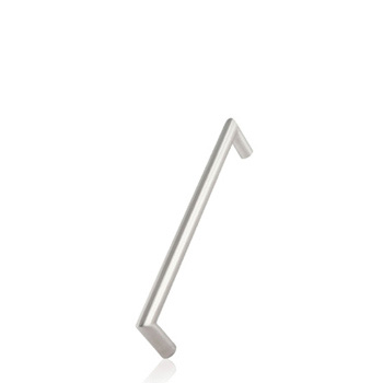 Furnipart handle ANGLE 224mm x 12mm Brushed Stainless F479