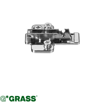 Grass 2D HINGE PLATE cross-mount H02 Height & Depth adjustable Euro-screws F061073237236
