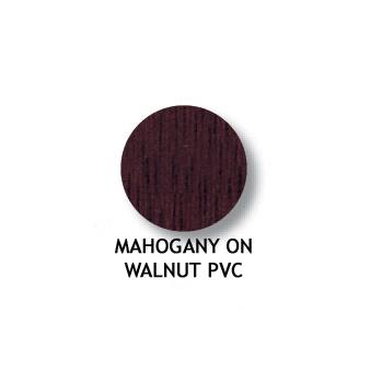FASTCAP 14mm COVER 063 per card MAHOGANY on WALNUT PVC