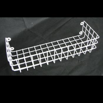 Wire panel mounted Utility BASKET 305W x 110D x 80H - Screw-on