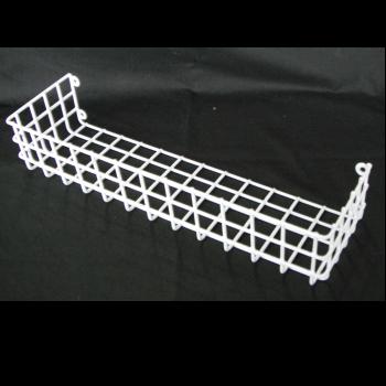 Wire panel mounted Utility BASKET 380W x 110D x 80H - Screw-on **supp Del**