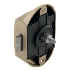 Push to Open Caravan Lock Nickel