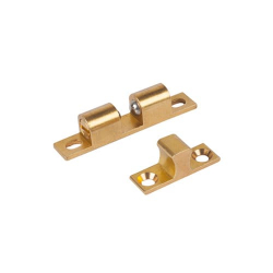 Brass Double Ball Catch 43mm - 2 Parts