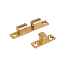 Brass Double Ball Catch 50mm - 2 Parts