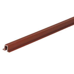 Plastic Sliding Door Cupboard Top Track Brown