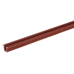 Plastic Sliding Door Cupboard Bottom Track Brown