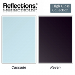 Reflections Splashback Cascade Metallic & Raven Metallic