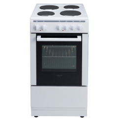 EV500EWH Euro 50cm Electric Freestanding Oven White