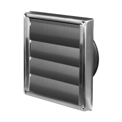 Stainless Steel Gravity Wall Vent 200mm