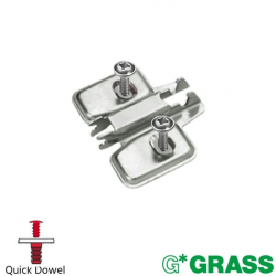 Grass Nexis Quick-Dowel Hinge Mounting Plate