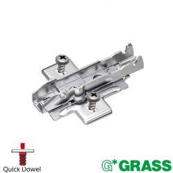 Grass Tiomos Hinge Mounting Plate with Expanding Dowels