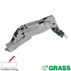 Grass Tiomos 155 Degree Full Overlay Toolless Impresso Hinge