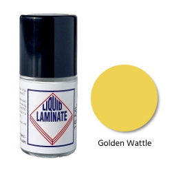 Liquid Laminate benchtop repair touch up bottle Golden Wattle