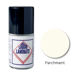 Liquid Laminate benchtop repair touch up bottle Parchment