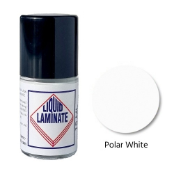 Liquid Laminate benchtop repair touch up bottle Polar White