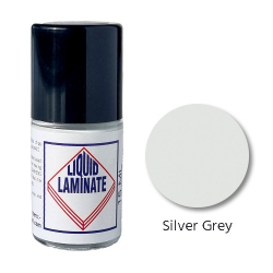 Liquid Laminate benchtop repair touch up bottle Silver Grey