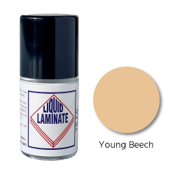 Liquid Laminate benchtop repair touch up bottle Young Beech