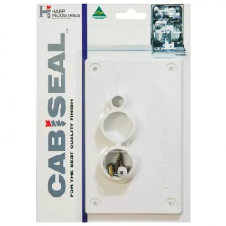Cabiseal Dishwasher Hose Hole White Cover Plate